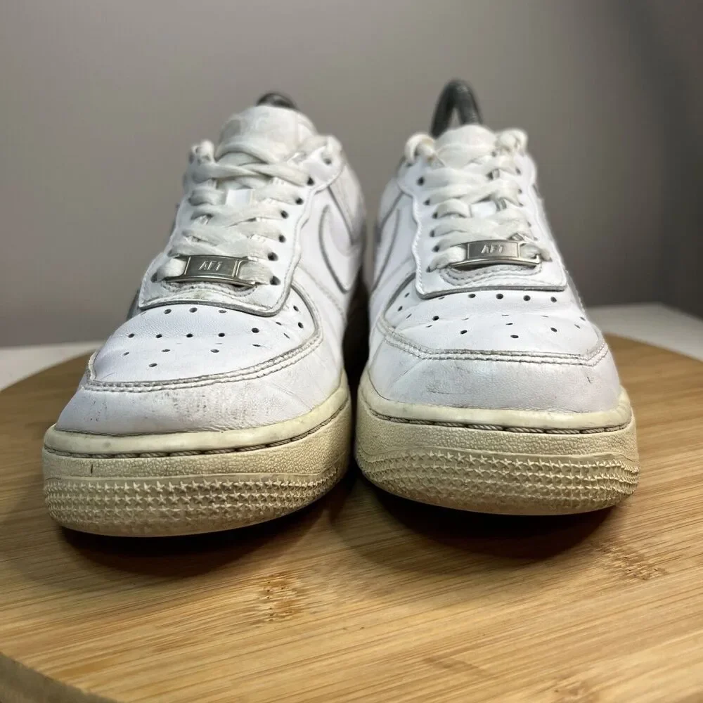Nike Air Force 1 Womens Size 5.5 Shoes Low '07 White Leather Sneakers 315115-112